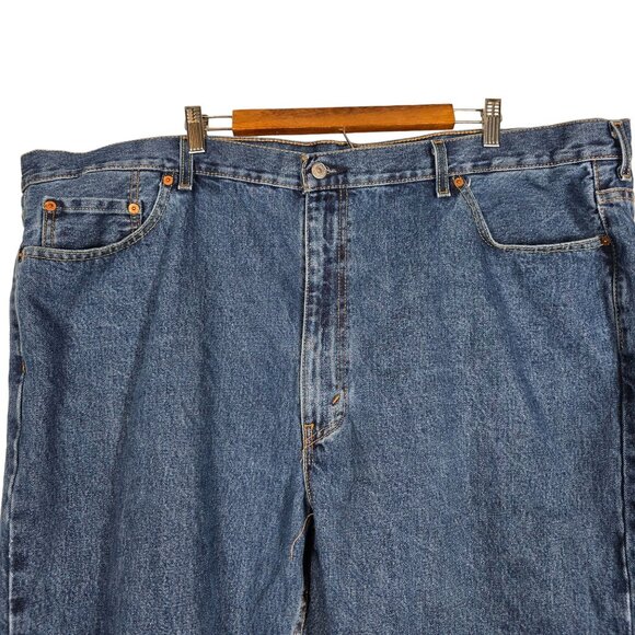 Levi's 550 Blue Jeans 48X29 Men's Straight Leg Denim - Picture 4 of 10